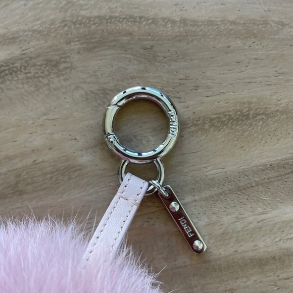 Fendi Pom Pom Multicolor Fur Charm - Picture 4 of 12